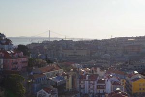 Vistas desde el Mirador de Gracia, Lisboa.