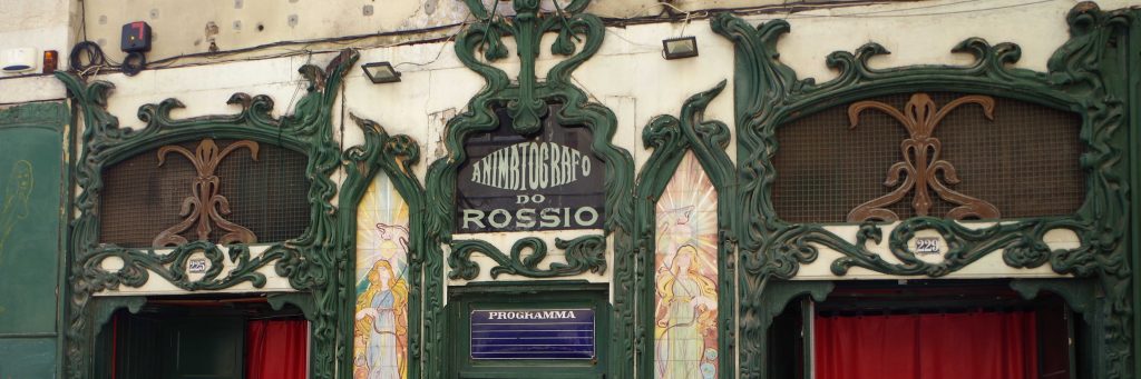 Animatógrafo do Rossio, en la Baixa. Lisboa.