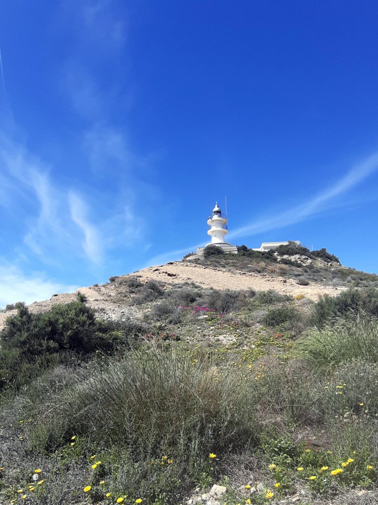 Vista del Faro del Cabo de la Huerta